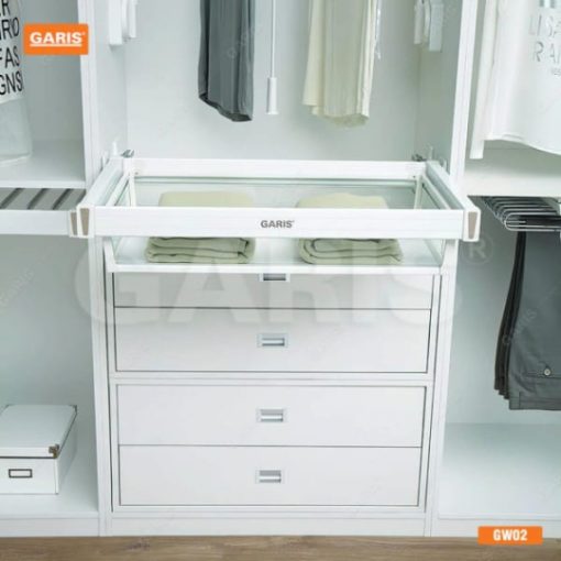 Giá để đồ gập vách kính Garis GW02.60 - 1
