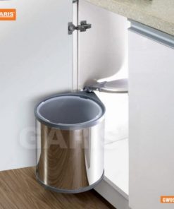 Thùng rác tròn inox 10 lít cánh mở Garis GW05.10