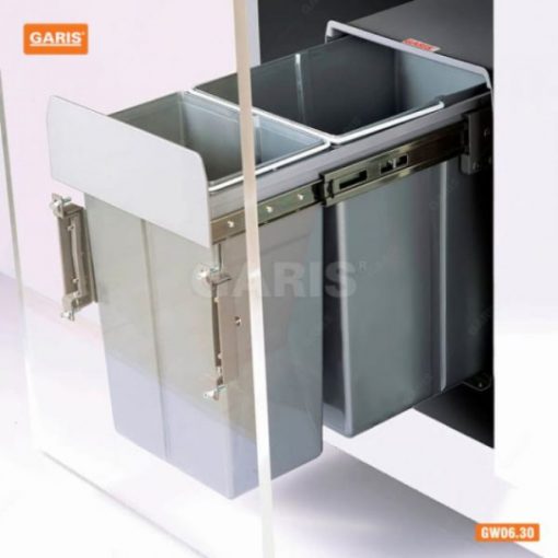 Thùng rác đôi cánh kéo 20 lit Garis GW06.30G - 1