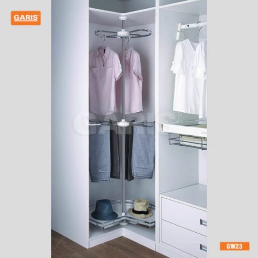 GIÁ XOAY, TREO GÓC TỦ QUẦN ÁO GARIS GW23 - 1
