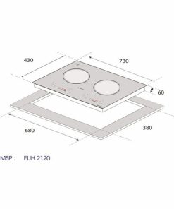 BẾP TỪ 2 VÙNG NẤU EUROGOLD EUH2120 - 13