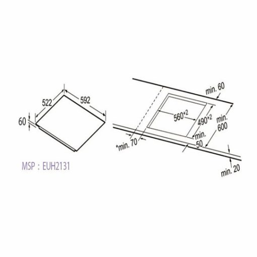 BẾP TỪ 3 VÙNG NẤU EUROGOLD EUH2131 - 7
