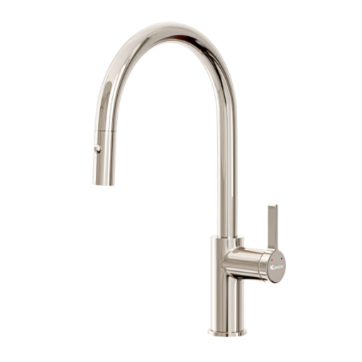 VÒI RỬA BÁT DÂY RÚT KONOX ALTO NICKEL - 1