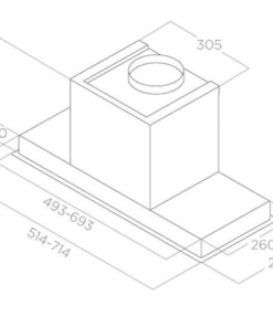 Máy hút mùi Elica HIDDEN 2.0 IX/A/60 PRF0092333A - 12 Máy hút mùi Elica HIDDEN 2.0 IX/A/60 PRF0092333A - 11