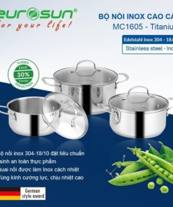 Bộ nồi inox Eurosun MC1605 Innovati