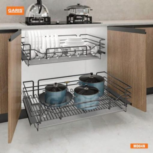 Giá xoong nồi dạng nan cánh mở Garis MD04.70N - 1