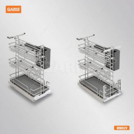 Giá dao thớt gia vị chai lọ Garis MM02.30V - 3