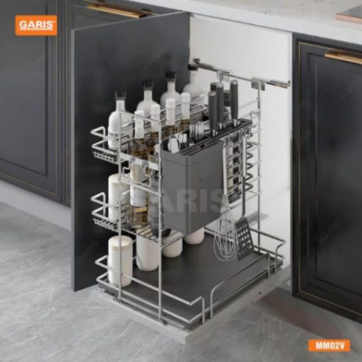 Giá dao thớt gia vị chai lọ Garis MM02.30V - 1