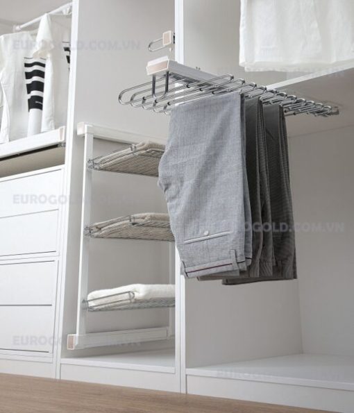 Giá vắt quần âu đơn ray giảm chấn EUA7110B - 1