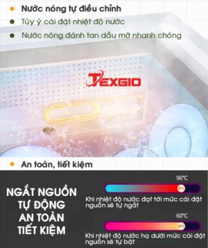 Máy Công Nghiệp UltraSonic Texgio Luxury TGU-2000HD - 23