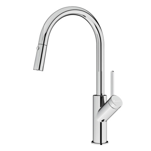 VÒI RỬA BÁT RÚT DÂY KONOX PONTE CHROME - 1