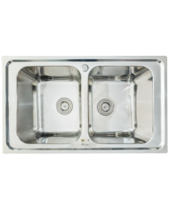 European sink Premium KS8650 2BSiphon, giá úp bát inox KONOX