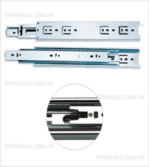 Ray bi 3 tầng không giảm chấn màu kẽm SB250 - 1