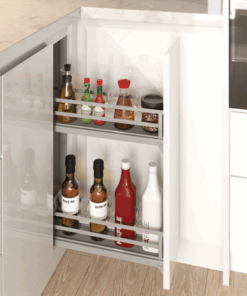 Rổ kéo để chai lọ OMERO 150 Hafele 549.20.891 - 21