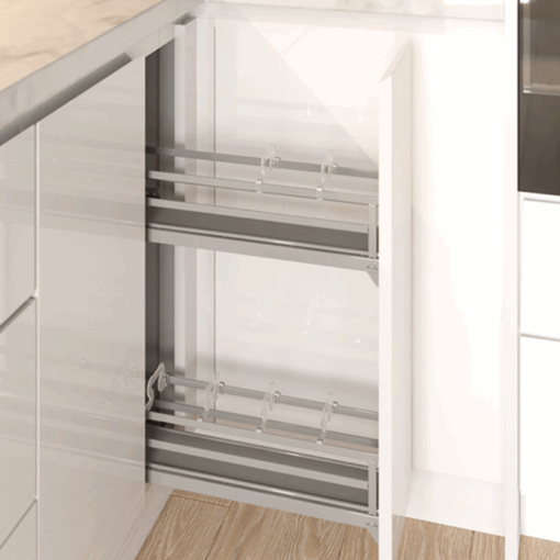 Rổ kéo để chai lọ OMERO 150 Hafele 549.20.891 - 5