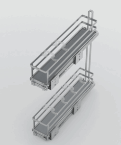 Rổ kéo để chai lọ OMERO 150 Hafele 549.20.891