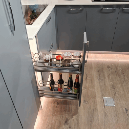 Rổ kéo để chai lọ OMERO 150 Hafele 549.20.891 - 7