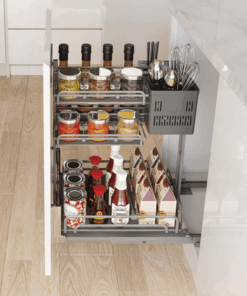 Rổ kéo để chai lọ OMERO MULTI Hafele 595.00.806 - 18 Rổ kéo để chai lọ OMERO MULTI Hafele 595.00.806 - 17