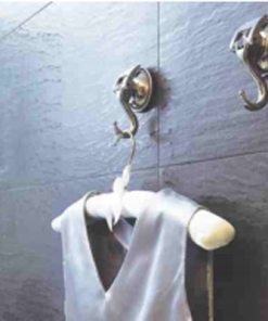 Cariny - Móc hít chân không bằng nhựa mạ crom,7 màu 441011-9711 - 441011-1111