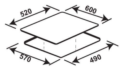 BẾP 3 TỪ KAFF KF-SQ5463I FABIO - 3