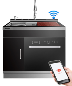 Máy Texgio TGWFC88 - 8 Bộ Kết Hợp Chậu Rửa, Kết Nối Wifi, Sấy Khí Nóng