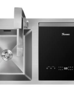 Texgio Dishwasher TGWFS64B - 5 Bộ Liền Chậu, Sấy Khí Nóng