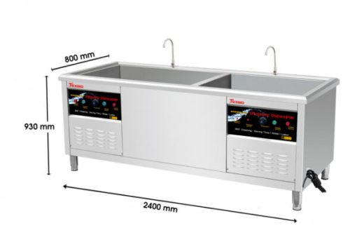 Máy Rửa Chén Bát Công Nghiệp UltraSonic Texgio Classic TGU-2400CD - 1