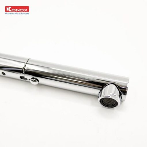 VÒI RỬA BÁT RÚT DÂY KONOX ARTAN BLACK - 6