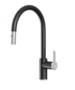 VÒI RỬA BÁT DÂY RÚT KONOX ALTO BLACK