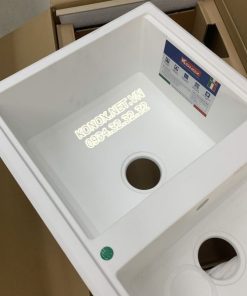 Granite sink Phoenix 860 White SilverSiphon, giá úp bát inox KONOX - 98 Granite sink Phoenix 860 White SilverSiphon, giá úp bát inox KONOX - 97