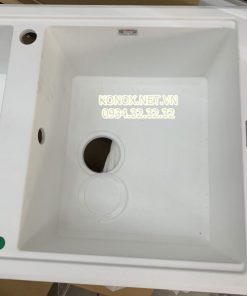 Granite sink Phoenix 860 White SilverSiphon, giá úp bát inox KONOX - 100 Granite sink Phoenix 860 White SilverSiphon, giá úp bát inox KONOX - 99