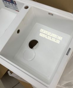Granite sink Phoenix 860 White SilverSiphon, giá úp bát inox KONOX - 108 Granite sink Phoenix 860 White SilverSiphon, giá úp bát inox KONOX - 107