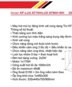 Máy Hút Mùi Phẳng KAFF KF-LUX AT90H - 16 Máy Hút Mùi Phẳng KAFF KF-LUX AT90H - 15