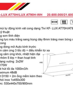Máy Hút Mùi Phẳng KAFF KF-LUX AT90H - 14 Máy Hút Mùi Phẳng KAFF KF-LUX AT90H - 13