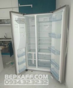 TỦ LẠNH SIDE BY SIDE KAFF KF-BCD606MBR - 55