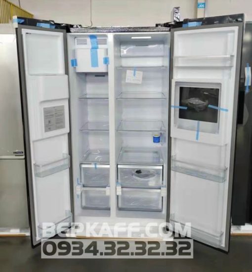 TỦ LẠNH SIDE BY SIDE KAFF KF-BCD606MBR - 27