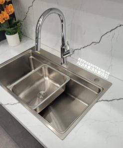 Chậu đá Konox Granite Sink Naros 760S–Black - 39