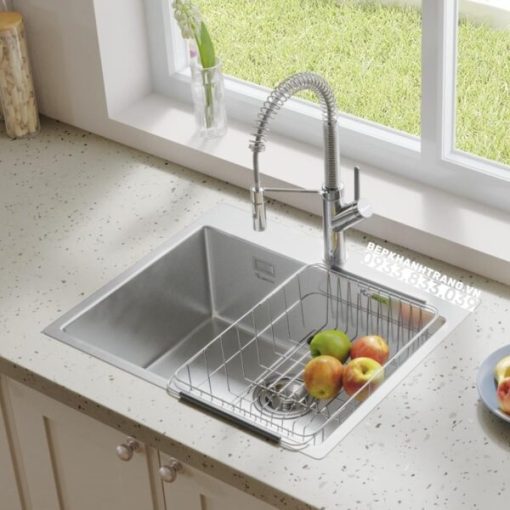 Chậu đá Konox Granite Sink Naros 760S–Black - 15
