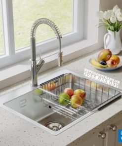 Chậu đá Konox Granite Sink Naros 760S GREY - 32 Chậu đá Konox Granite Sink Naros 760S GREY - 31