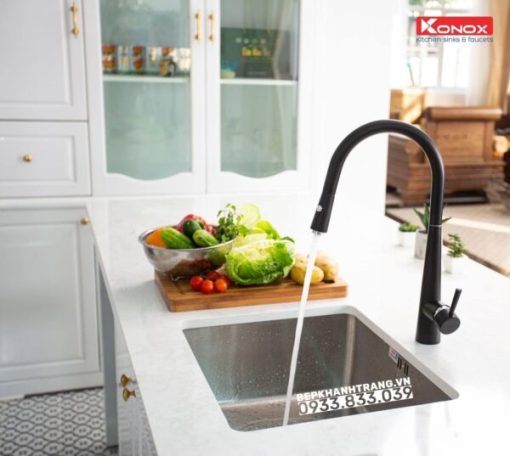 Chậu đá Konox Granite Sink Naros 760S GREY - 13