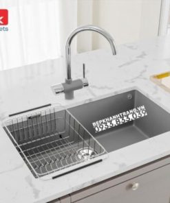 Chậu đá Konox Granite Sink Naros 760S GREY - 22 Chậu đá Konox Granite Sink Naros 760S GREY - 21