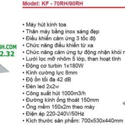 MÁY HÚT MÙI KAFF KF-FL90RH - 24 MÁY HÚT MÙI KAFF KF-FL90RH - 23
