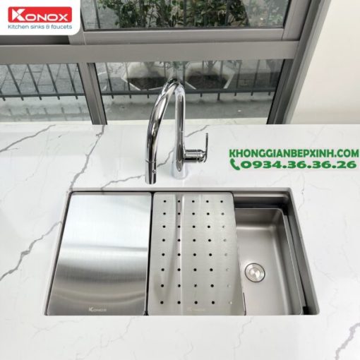 Chậu rửa bát KONOX KN8644SU DEKOR - 6