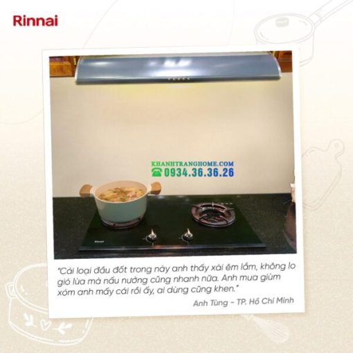Bếp Gas Âm Rinnai RVB-2Gi(B) - 43
