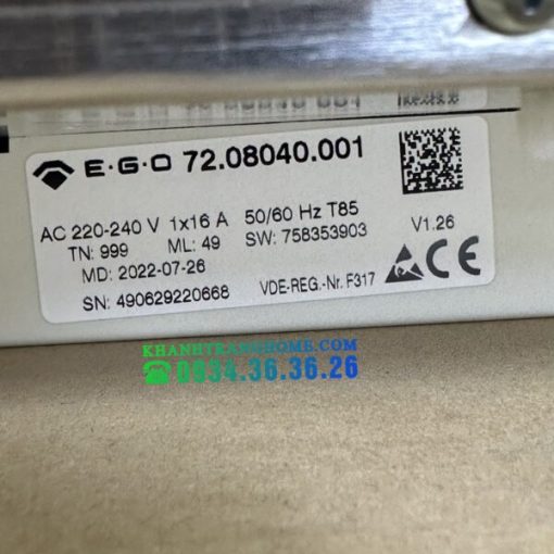 Bếp từ Fagor 3IF-72C2S - 23