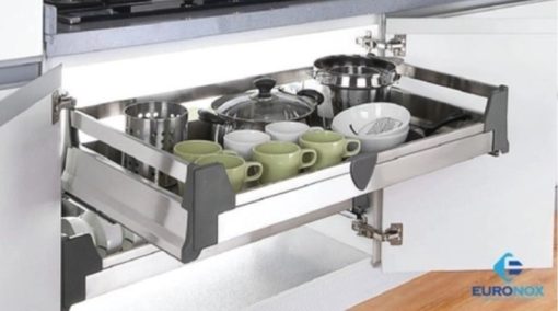 GIÁ XOONG NỒI INOX ĐÁY ĐẶT ÂM TỦ EURONOX EU1.80
