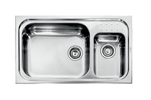 CHẬU RỬA 2 HỐ ROSIERES 011114 PUNTO PLUS - 1