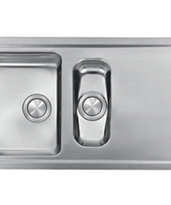 CHẬU RỬA 2 HỐ CÓ BÀN ROSIERES 015005EVOLUZIONE