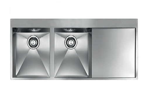 CHẬU RỬA 2 HỐ CÓ BÀN ROSIERES 012963FILOQUADRA - 1