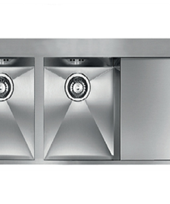 CHẬU RỬA 2 HỐ CÓ BÀN ROSIERES 015007EVOLUZIONE